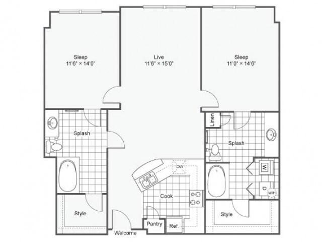Corpus Christi 2101 floor plan